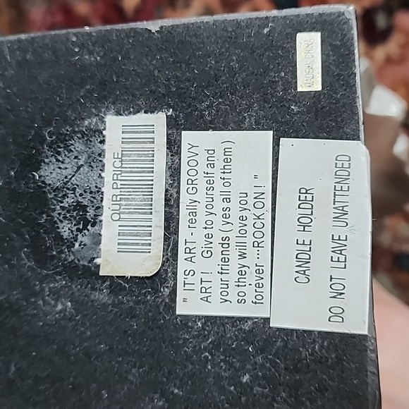 Silver Abstract Face Sculpture - Picture 9 of 10